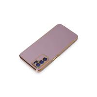 Newface Oppo A16 Kılıf Volet Silikon - Mor