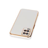 Newface Oppo A54 4G Kılıf Volet Silikon - Beyaz