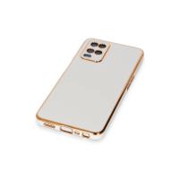 Newface Oppo A54 4G Kılıf Volet Silikon - Beyaz