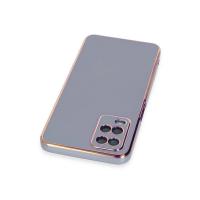 Newface Oppo A54 4G Kılıf Volet Silikon - Mavi