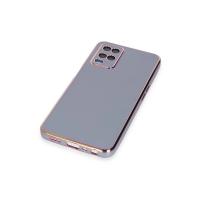 Newface Oppo A54 4G Kılıf Volet Silikon - Mavi