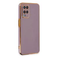 Newface Oppo A54 4G Kılıf Volet Silikon - Mor