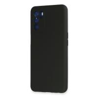 Newface Oppo A16 Kılıf Nano içi Kadife Silikon - Siyah