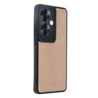 Newface Oppo Reno 11F Kılıf Aras Deri Kapak - Pudra