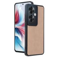 Newface Oppo Reno 11F Kılıf Aras Deri Kapak - Pudra