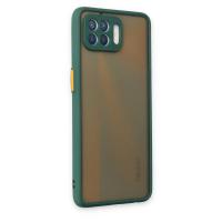 Newface Oppo Reno 4 Lite Kılıf Montreal Silikon Kapak - Yeşil