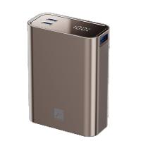 Newface PW501 20.000 mAh Dijital Göstergeli 2 Adet 45W Type-C ve 22.5W USB Çıkışlı Şarj PD Hızlı Şarj Magsafe Powerbank - Titanyum