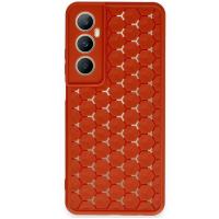 Newface Realme C65 Kılıf Petek Silikon Kapak - Kırmızı