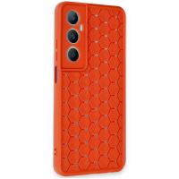 Newface Realme C65 Kılıf Petek Silikon Kapak - Kırmızı