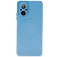 Newface Realme 12 Lite Kılıf Nano içi Kadife Silikon - Mavi