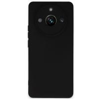 Newface Realme 11 Pro Kılıf Nano içi Kadife Silikon - Siyah