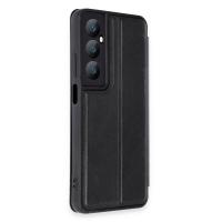 Newface Realme C65 Kılıf Flip Cover - Siyah