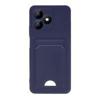 Newface Realme Note 50 4G Kılıf Kelvin Kartvizitli Silikon - Lacivert