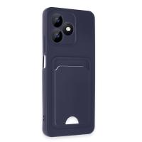 Newface Realme Note 50 4G Kılıf Kelvin Kartvizitli Silikon - Lacivert