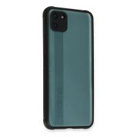 Newface Realme C11 Kılıf Miami Şeffaf Silikon - Siyah