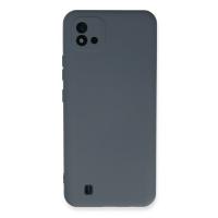Newface Realme C11 2021 Kılıf Nano içi Kadife Silikon - Gri
