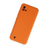Newface Realme C11 2021 Kılıf Nano içi Kadife Silikon - Turuncu