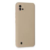 Newface Realme C11 2021 Kılıf Nano içi Kadife Silikon - Pudra