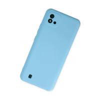Newface Realme C11 2021 Kılıf Nano içi Kadife Silikon - Mavi