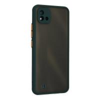 Newface Realme C11 2021 Kılıf Montreal Silikon Kapak - Yeşil