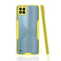 Newface Realme C11 2021 Kılıf Platin Silikon - Sarı