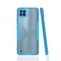 Newface Realme C11 2021 Kılıf Platin Silikon - Mavi