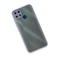 Newface Realme C25 Kılıf Montreal Silikon Kapak - Gri