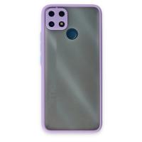 Newface Realme C25 Kılıf Montreal Silikon Kapak - Mor