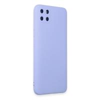 Newface Realme C11 Kılıf Nano içi Kadife Silikon - Lila