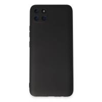 Newface Realme C11 Kılıf Nano içi Kadife Silikon - Siyah