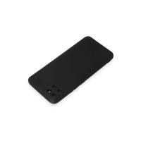 Newface Realme C11 Kılıf Nano içi Kadife Silikon - Siyah