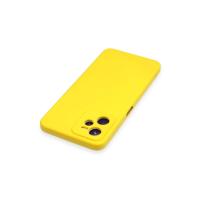 Newface Realme C35 Kılıf Nano içi Kadife Silikon - Sarı