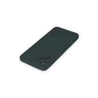 Newface Realme C35 Kılıf Nano içi Kadife Silikon - Koyu Yeşil