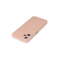 Newface Realme C35 Kılıf Nano içi Kadife Silikon - Pudra