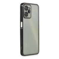 Newface Realme C35 Kılıf Razer Lensli Silikon - Siyah