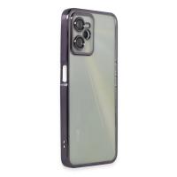 Newface Realme C35 Kılıf Razer Lensli Silikon - Mor