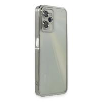 Newface Realme C35 Kılıf Razer Lensli Silikon - Gümüş