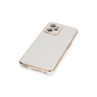 Newface Realme C35 Kılıf Volet Silikon - Beyaz