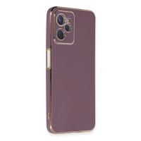 Newface Realme C35 Kılıf Volet Silikon - Mor