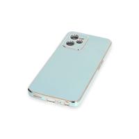 Newface Realme C35 Kılıf Volet Silikon - Açık Yeşil