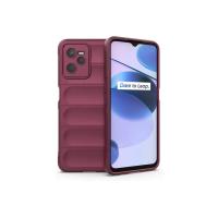 Newface Realme C35 Kılıf Optimum Silikon - Bordo