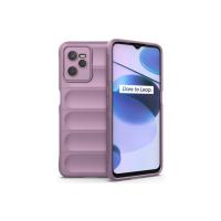 Newface Realme C35 Kılıf Optimum Silikon - Mor