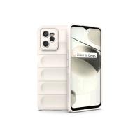Newface Realme C35 Kılıf Optimum Silikon - Krem