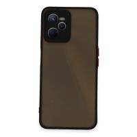 Newface Realme C35 Kılıf Montreal Silikon Kapak - Siyah