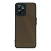 Newface Realme C35 Kılıf Montreal Silikon Kapak - Yeşil