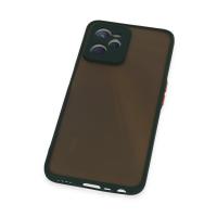 Newface Realme C35 Kılıf Montreal Silikon Kapak - Yeşil