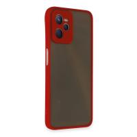 Newface Realme C35 Kılıf Montreal Silikon Kapak - Kırmızı