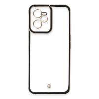 Newface Realme C35 Kılıf Liva Lens Silikon - Siyah