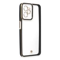 Newface Realme C35 Kılıf Liva Lens Silikon - Siyah