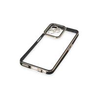 Newface Realme C35 Kılıf Liva Lens Silikon - Siyah